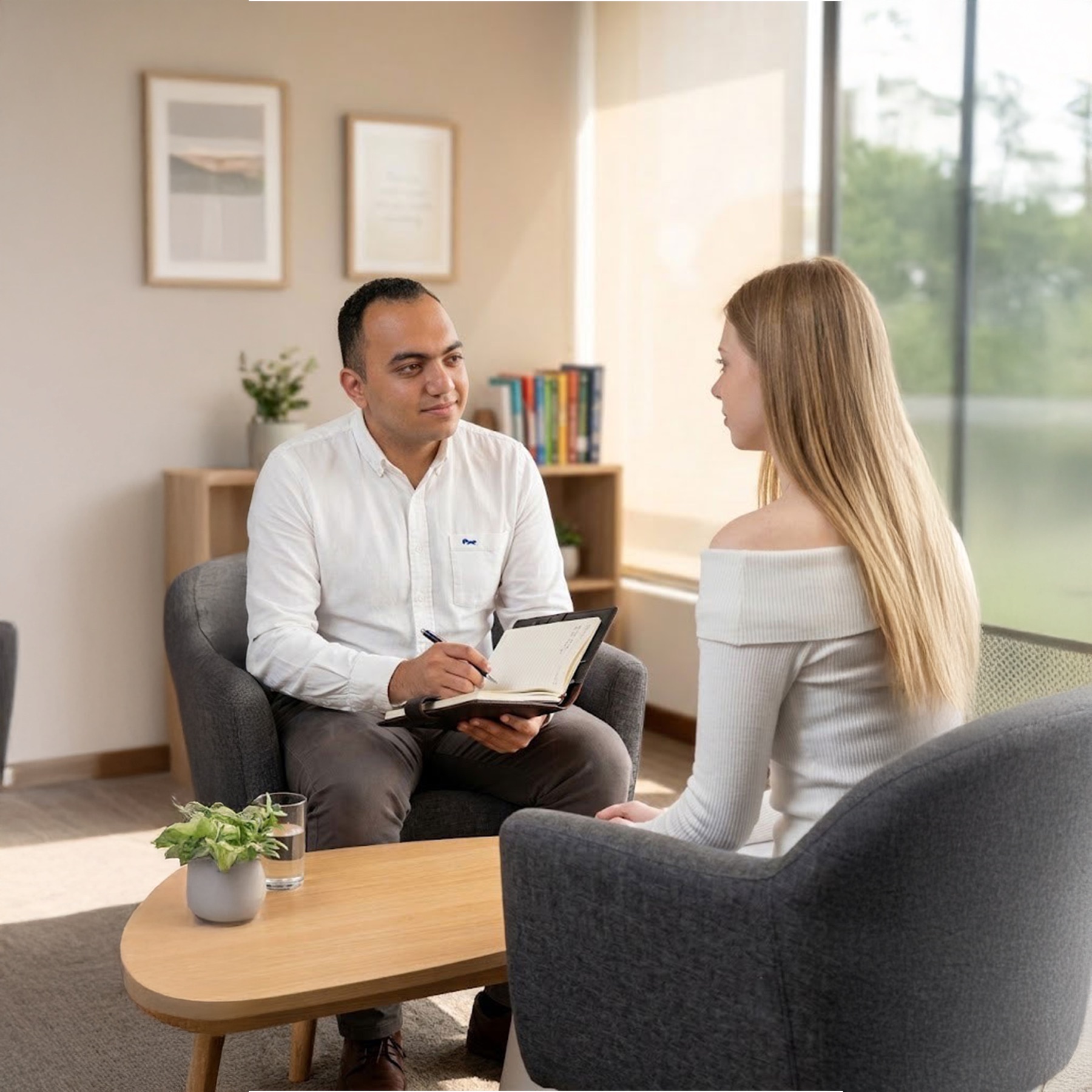Sesión de Business Therapy con Luis e Isabella