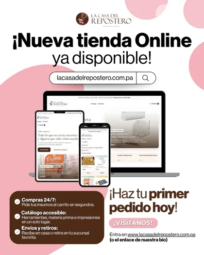 La tienda, ahora online — La Casa del Repostero